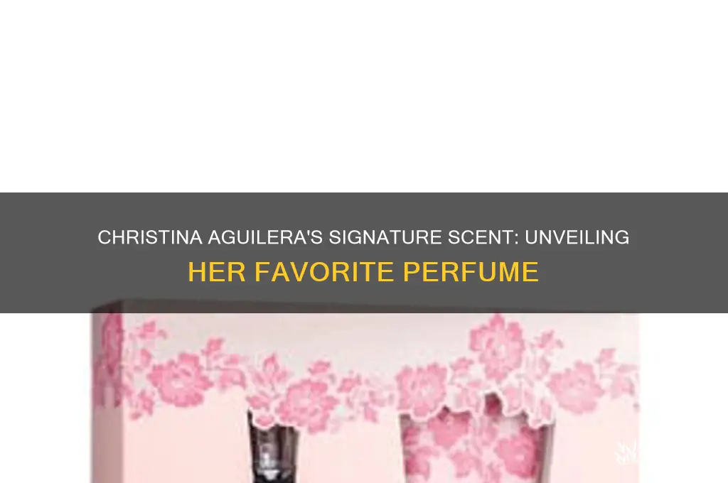 what perfume does christina aguilera wear