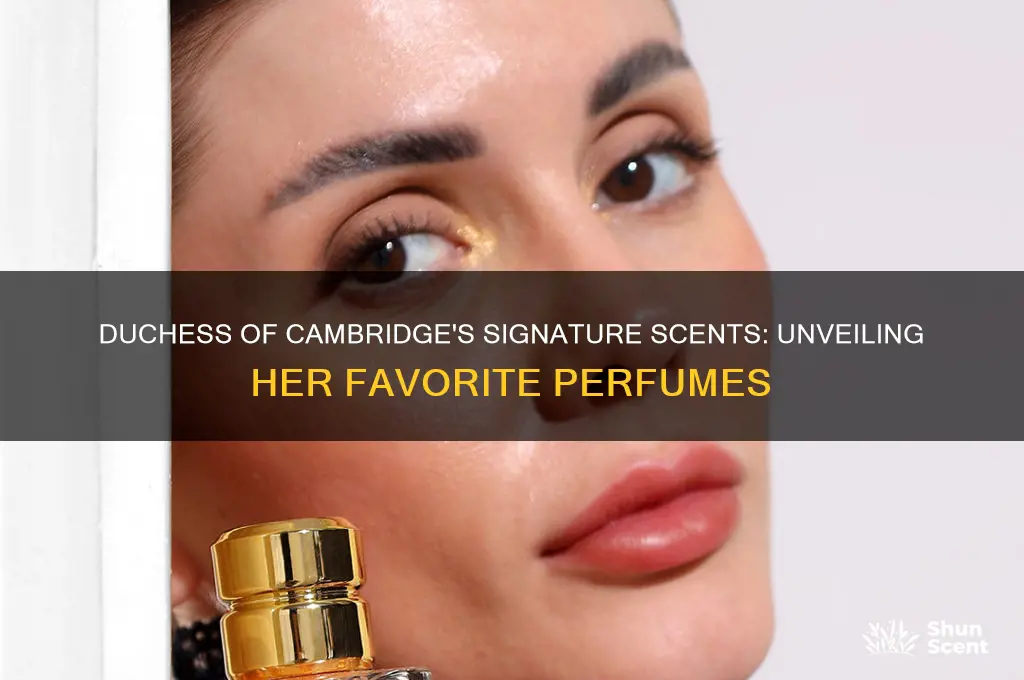 what perfume does duchess of cambridge wear