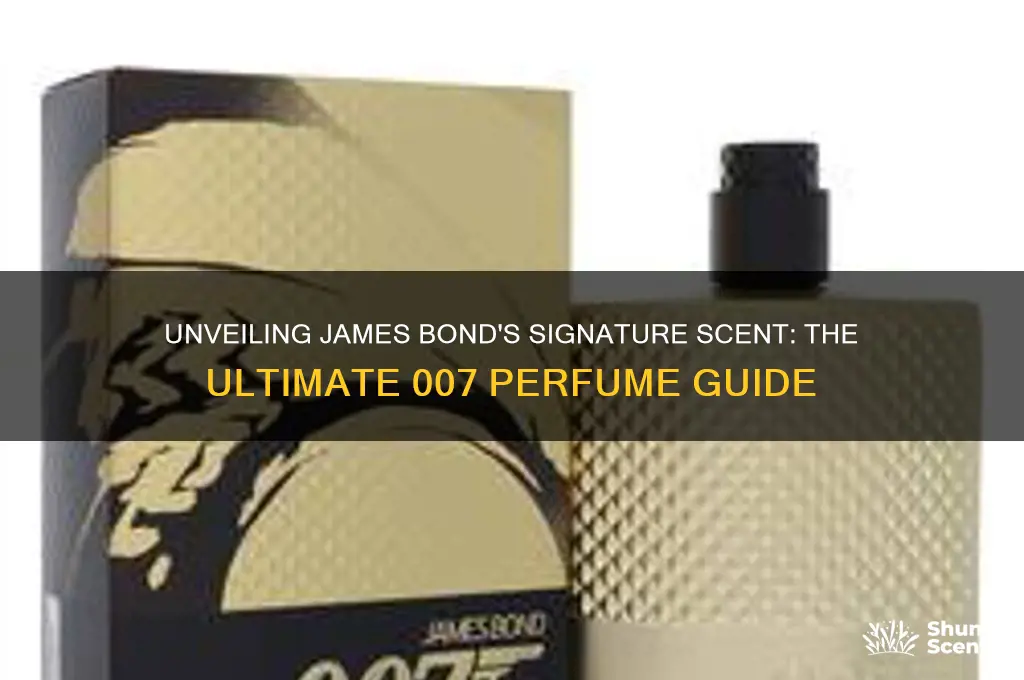 what perfume does james bond use