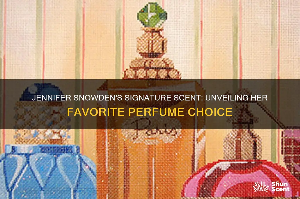 what perfume does jennifer snowden wear