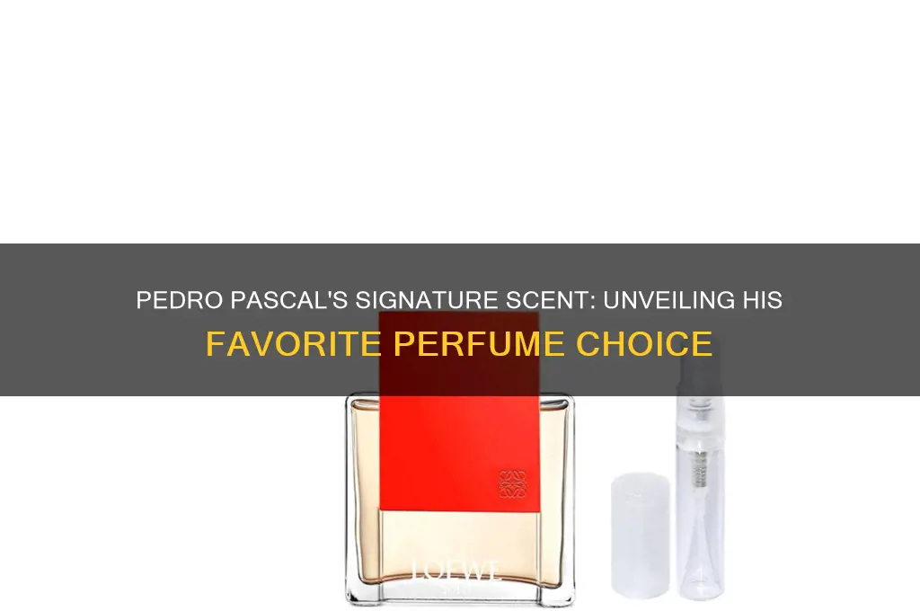 what perfume does pedro pascal use