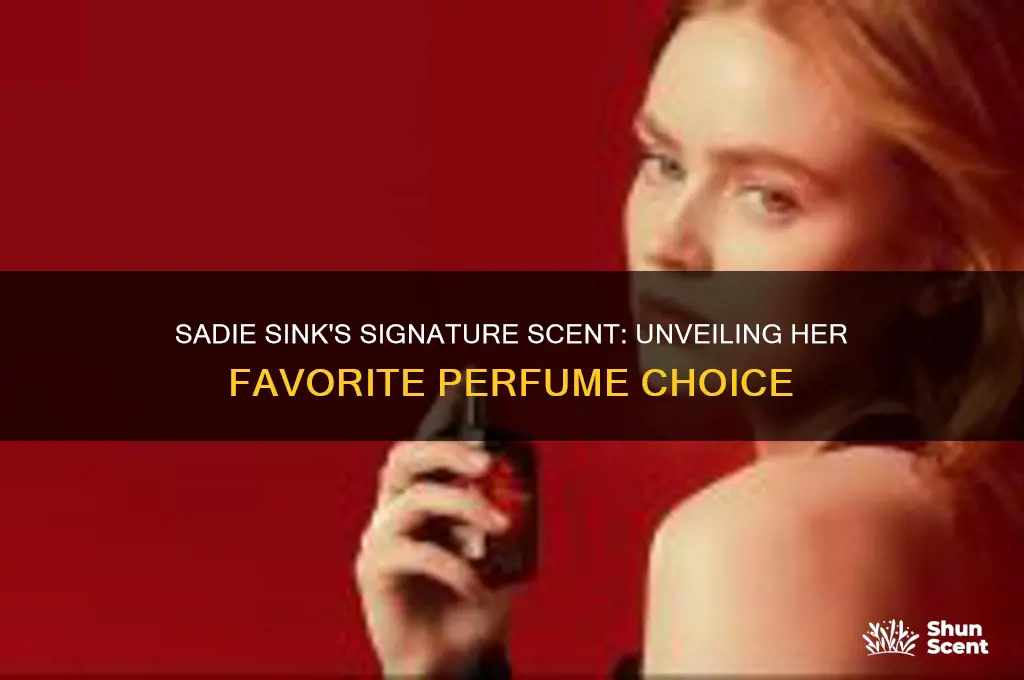 what perfume does sadie sink use