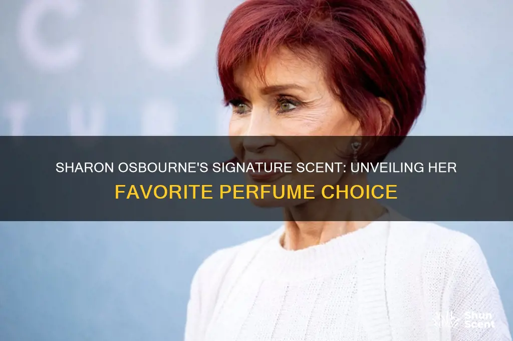 what perfume does sharon osbourne use