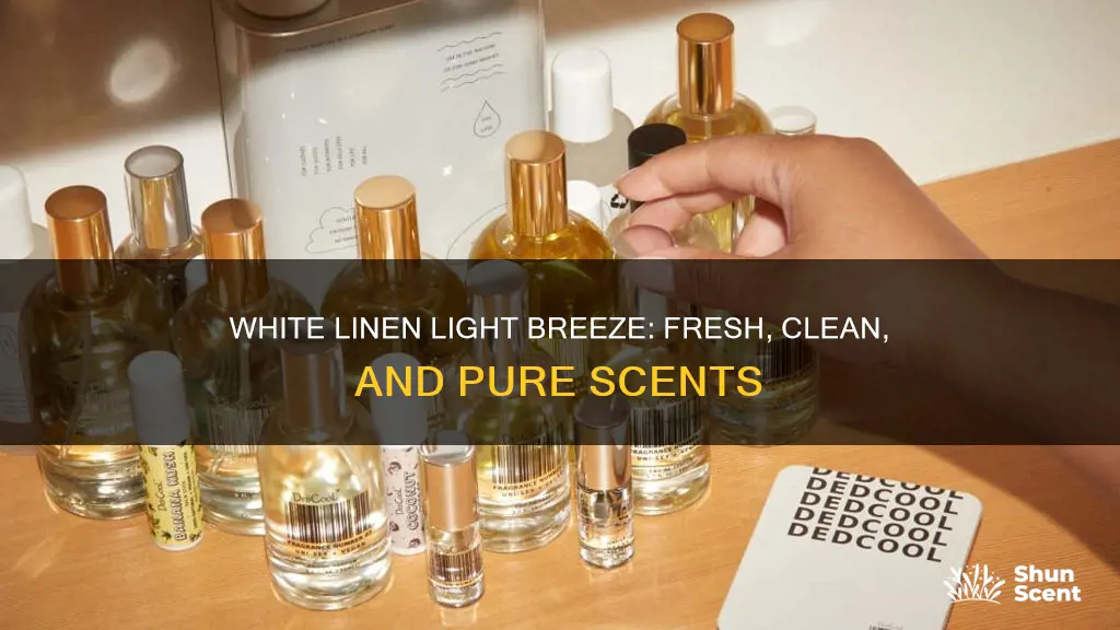 what perfume fragrance compares to pure white linen light breeze