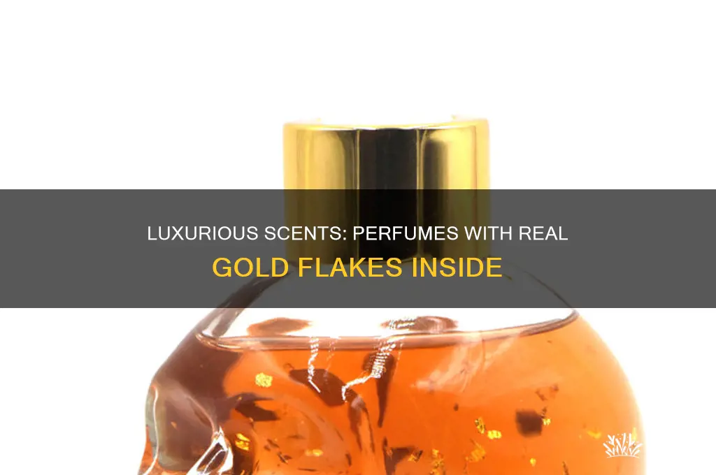 what perfume has gold flakes in it