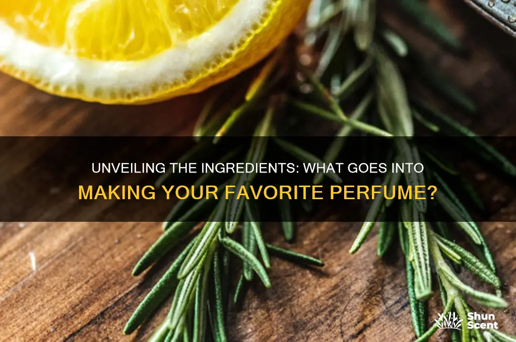 what perfume is made out of