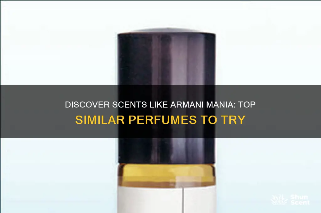 what perfume is similar to armani mania