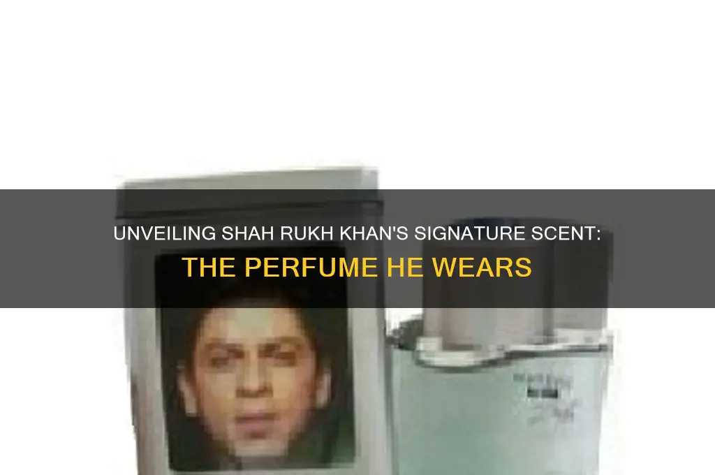 what perfume shahrukh khan wears