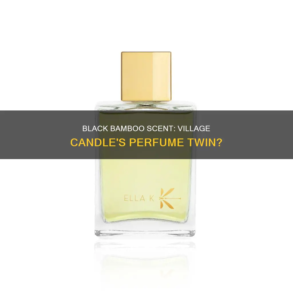 what perfume smells like black bamboo by village candle