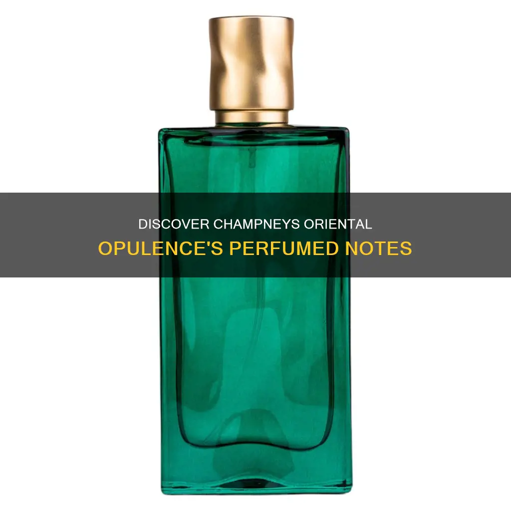 what perfume smells like champneys oriental opulance