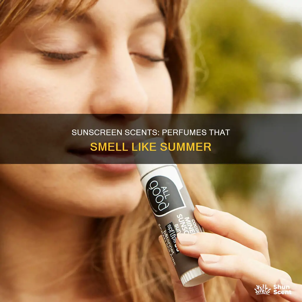 what perfume smells like sunscreen