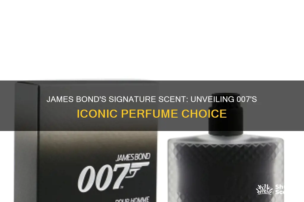 what perfume used by james bond