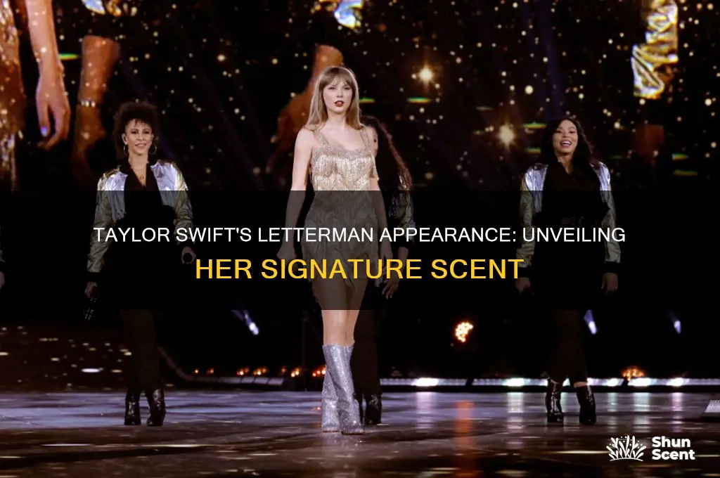 what perfume was taylor swift wearing on letterman