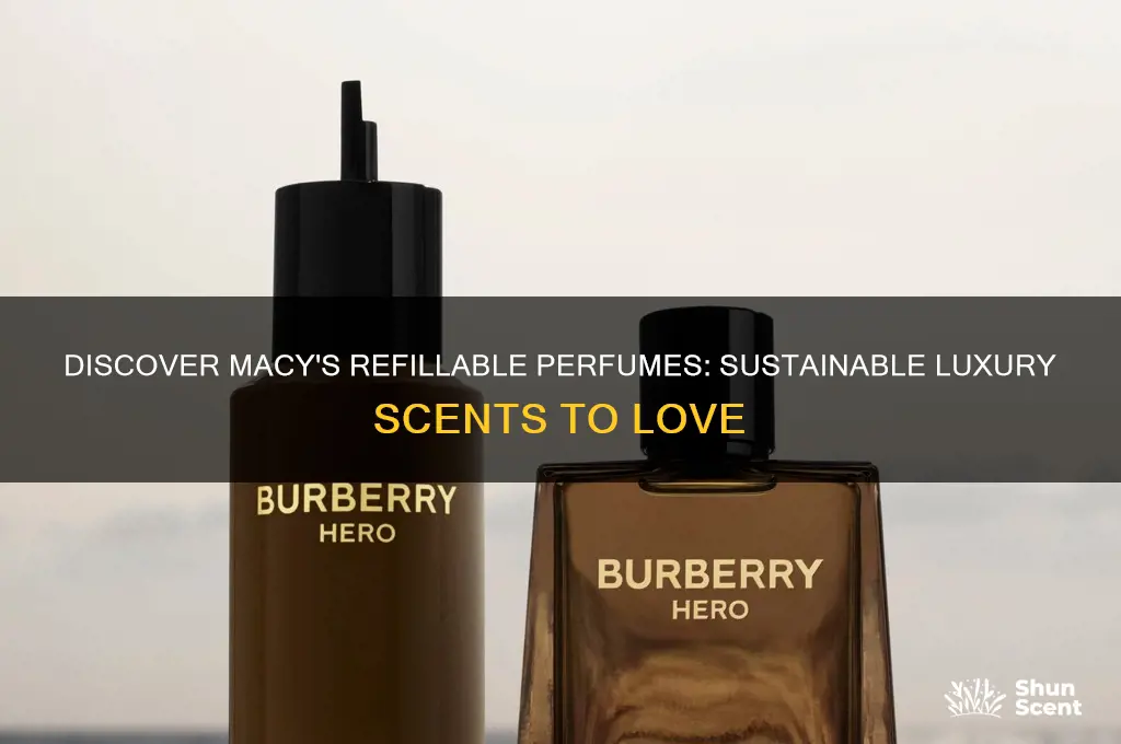 what perfumes are refillable at macy
