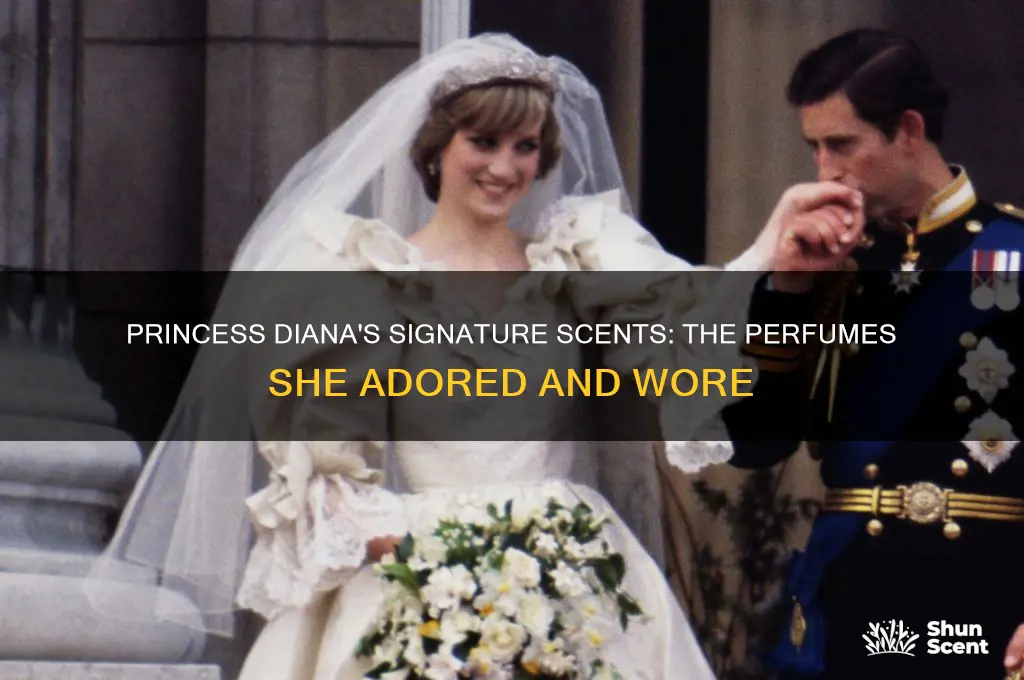 what perfumes did princess diana wear