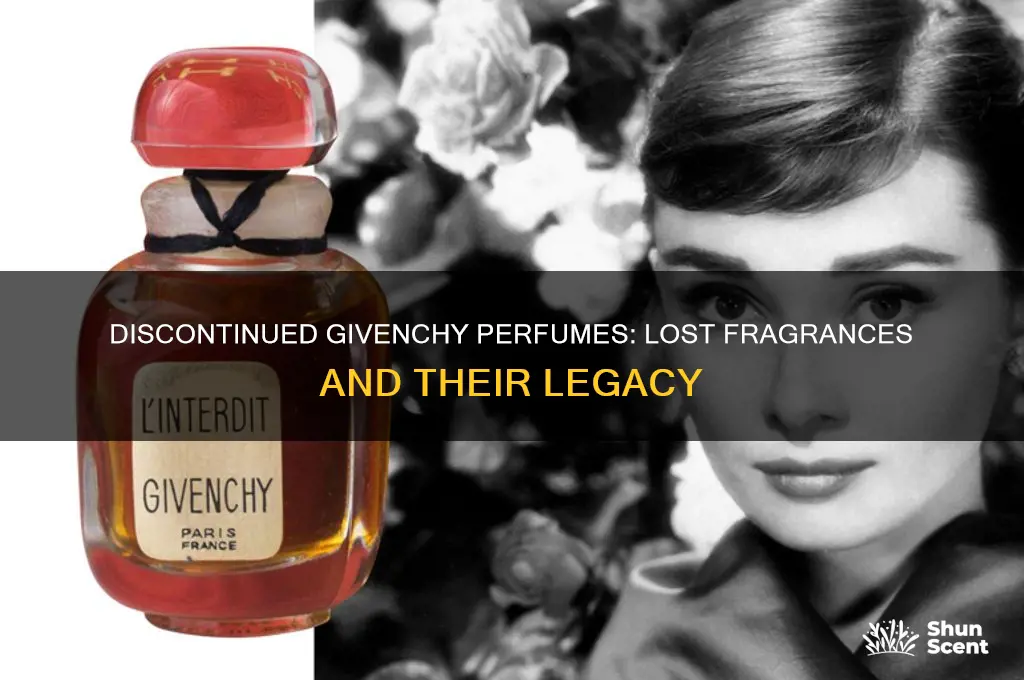 what perfumes does givenchy no longer have