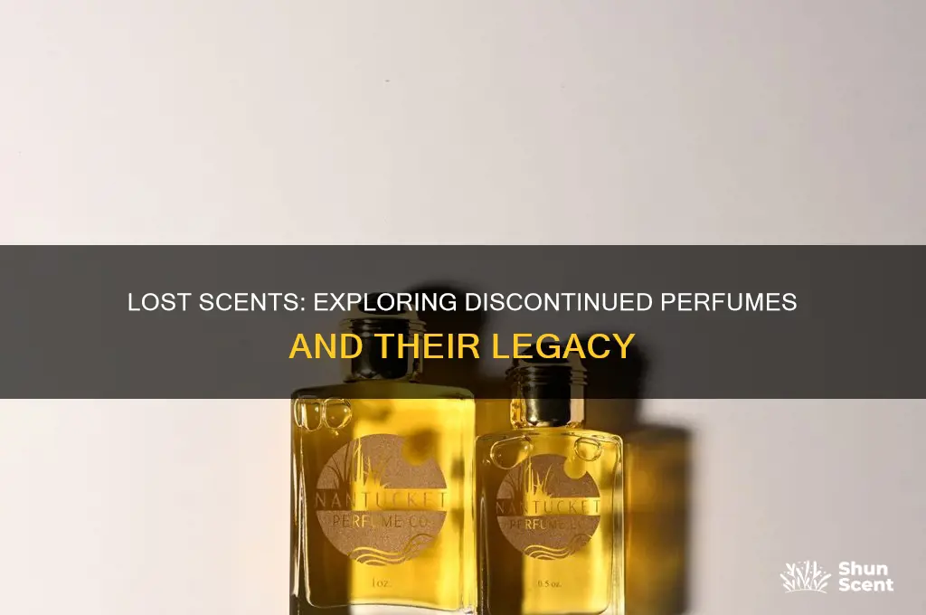 what perfumes have been discontinued