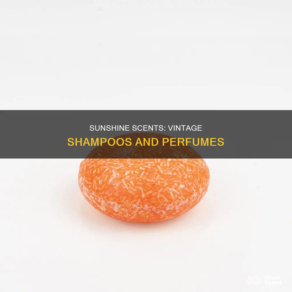 what perfumes smells like sunshine harvest vintage shampoos