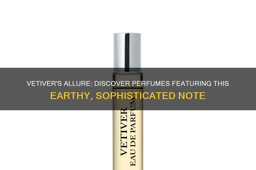 what perfumes use vetiver