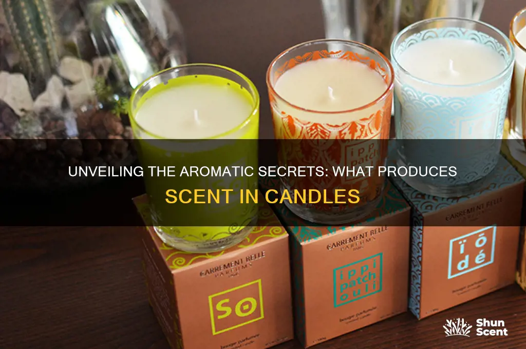 what produces scent in candles