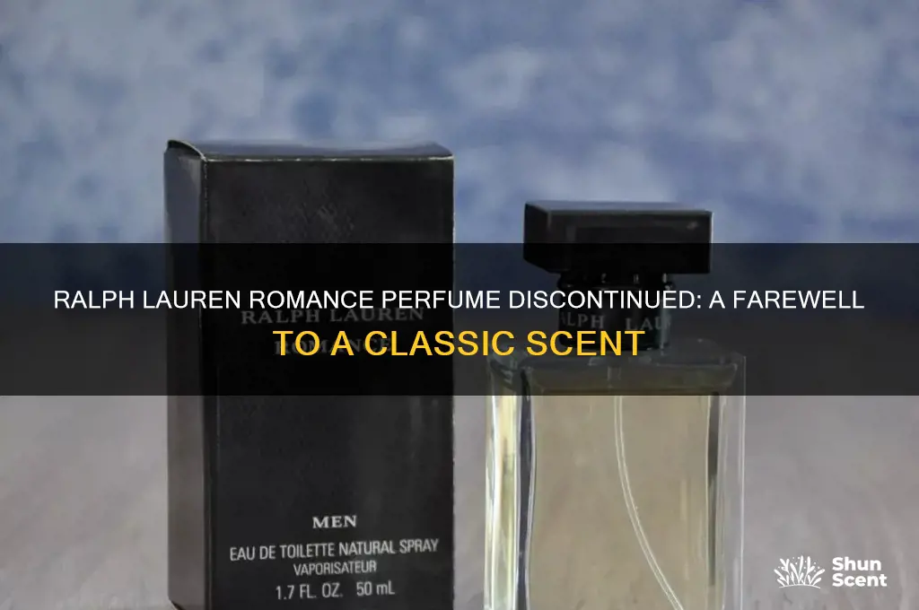 what ralph lauren romance perfume was discontinued