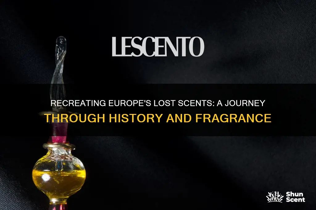 what recreate lost scents europe smell