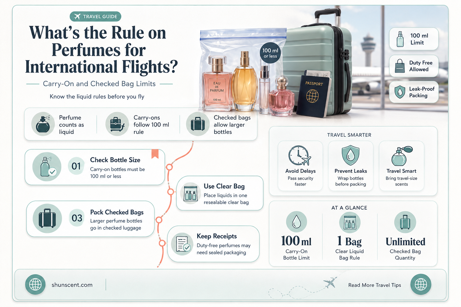 are perfumes allowed in international flight