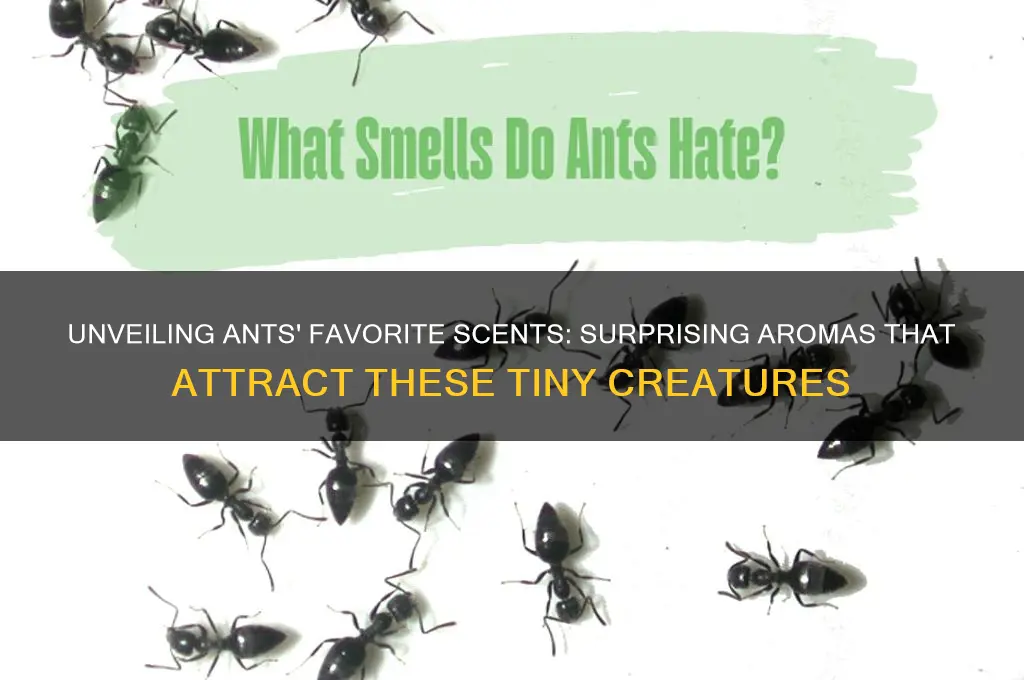 what scent are ants attracted to
