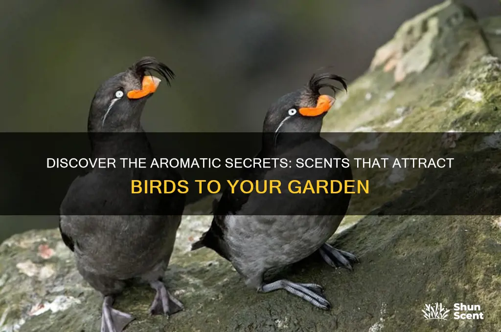 what scent attracts birds