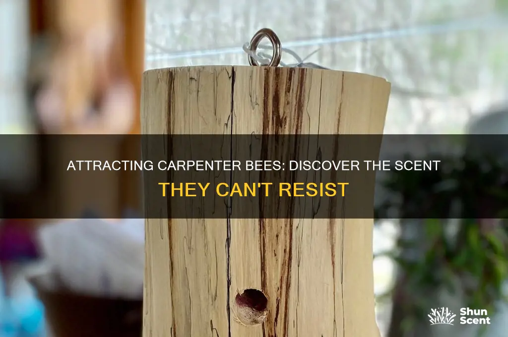 what scent attracts carpenter bees