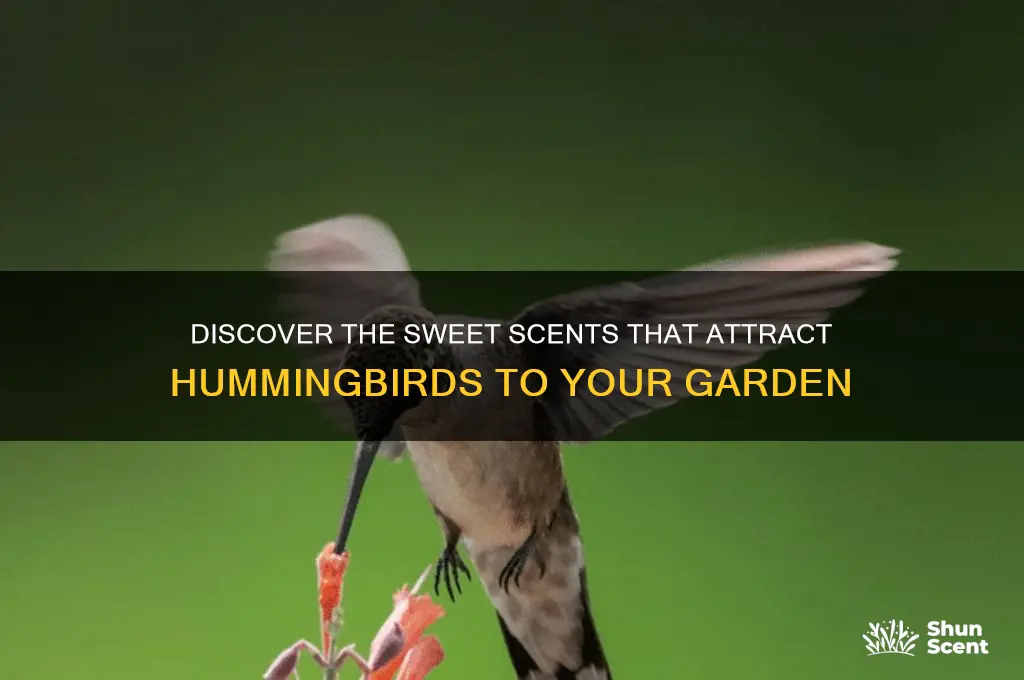 what scent attracts hummingbirds