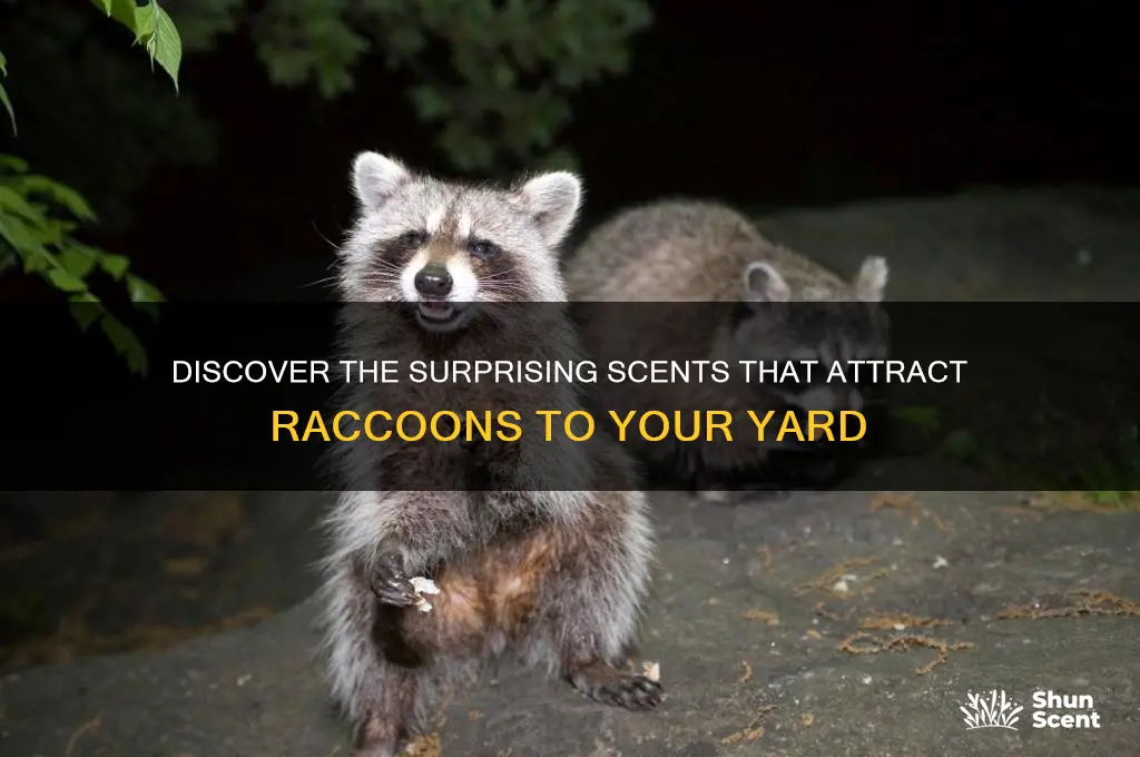 what scent attracts raccoons