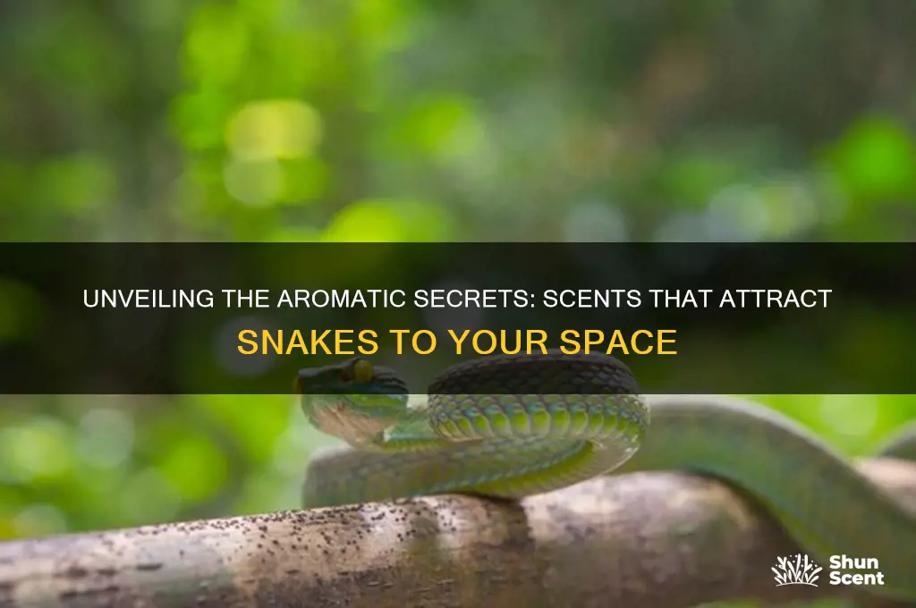 what scent attracts snakes