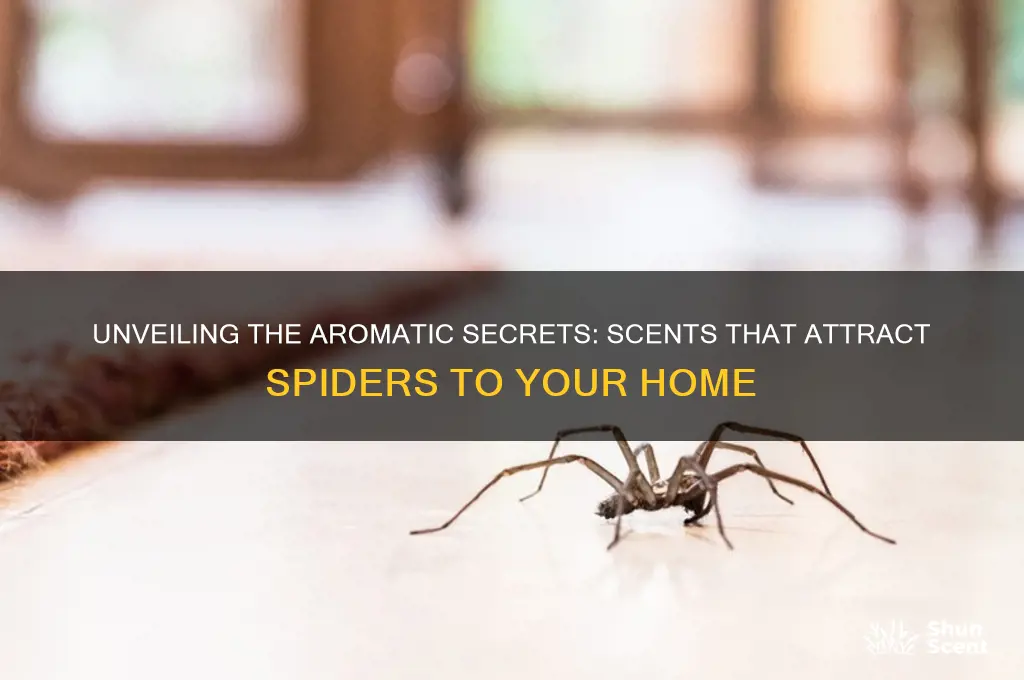 what scent attracts spiders