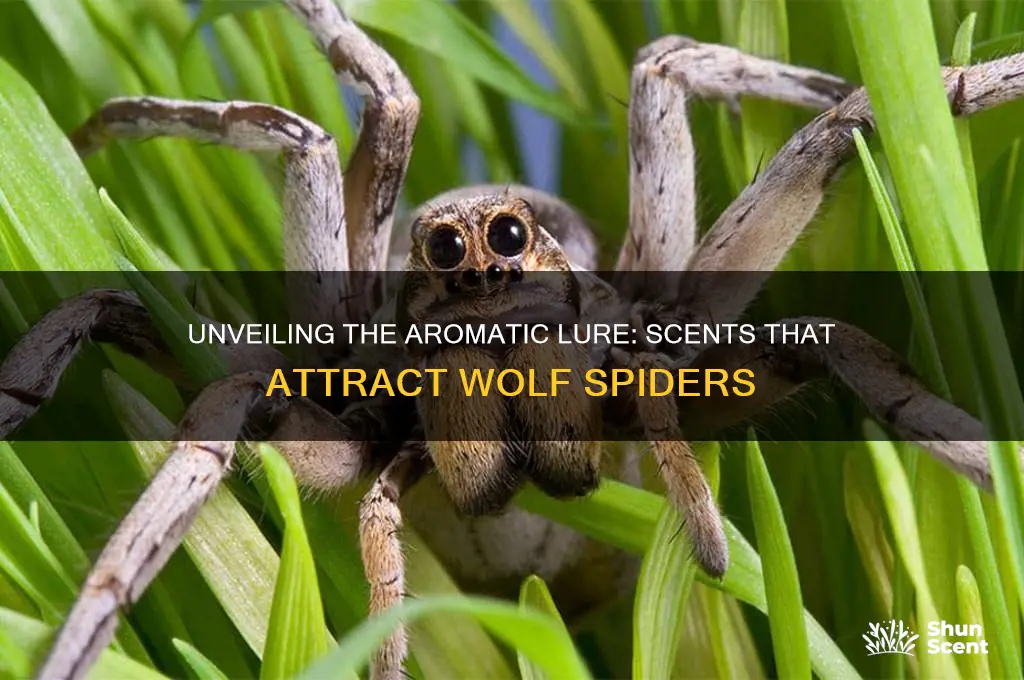 what scent attracts wolf spiders