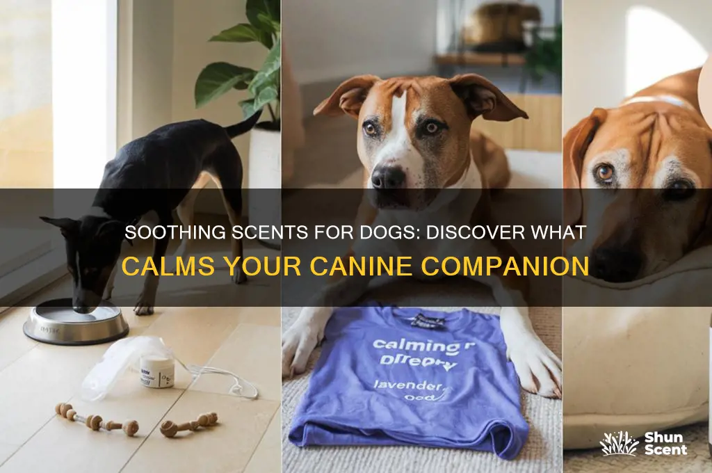 what scent calms dogs