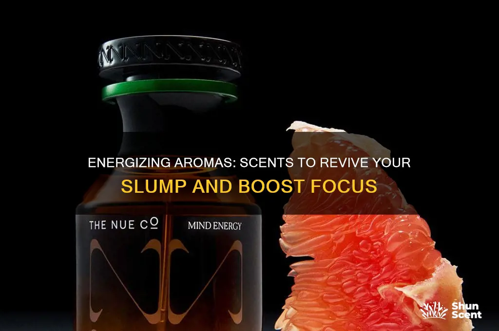 what scent can wake you up from a slump