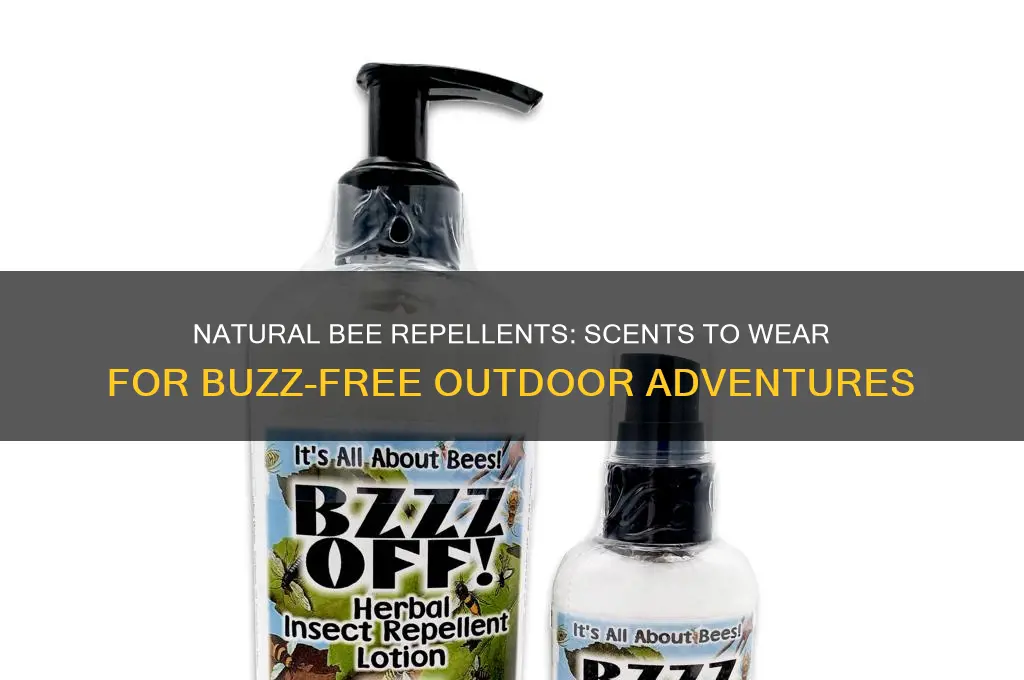 what scent can you wear to repel bees