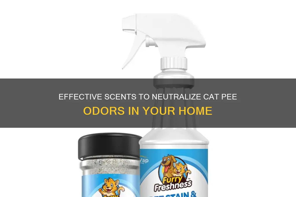 what scent covers cat pee