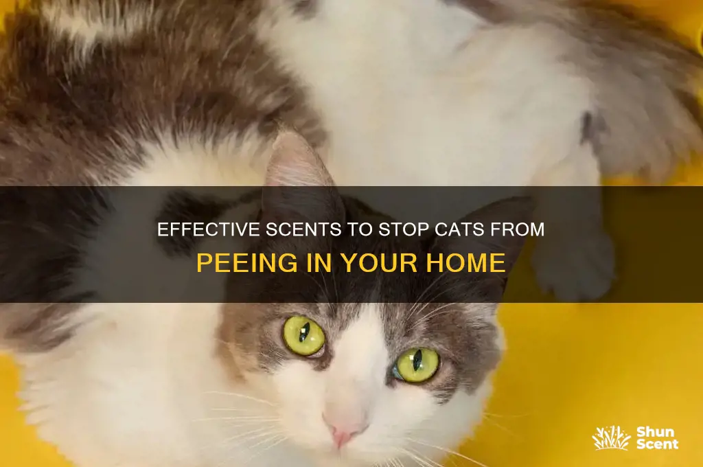 what scent deters cats from peeing