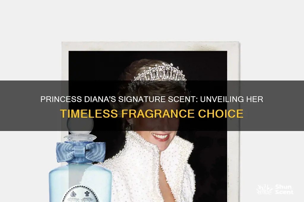 what scent did princess diana wear