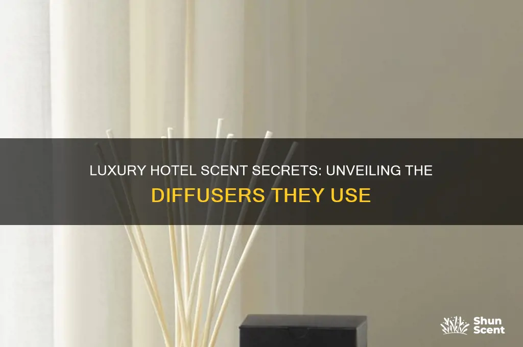 what scent diffusers do hotels use