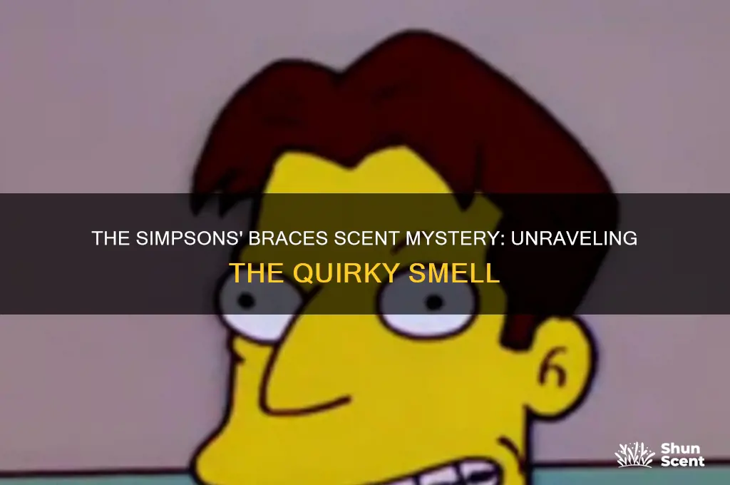 what scent do braces give off simpsons