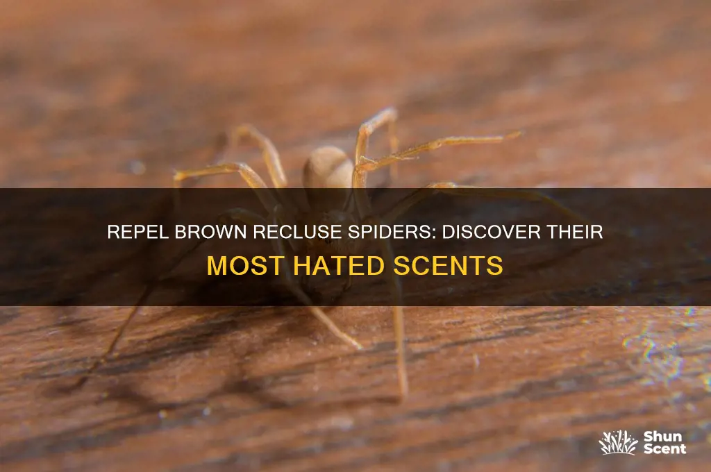 what scent do brown recluse hate