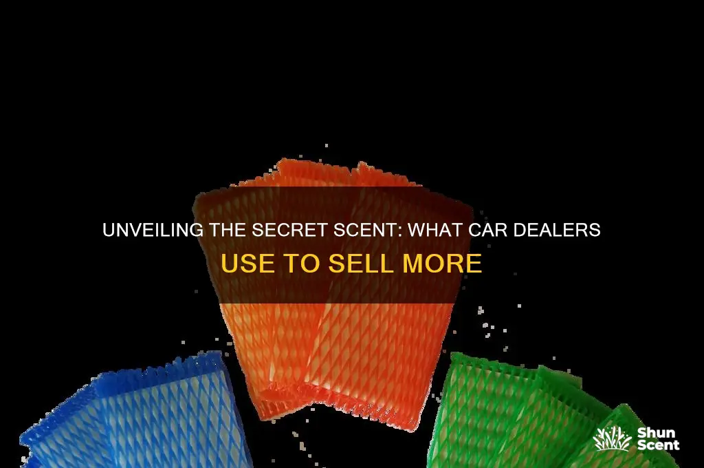 what scent do car dealers use