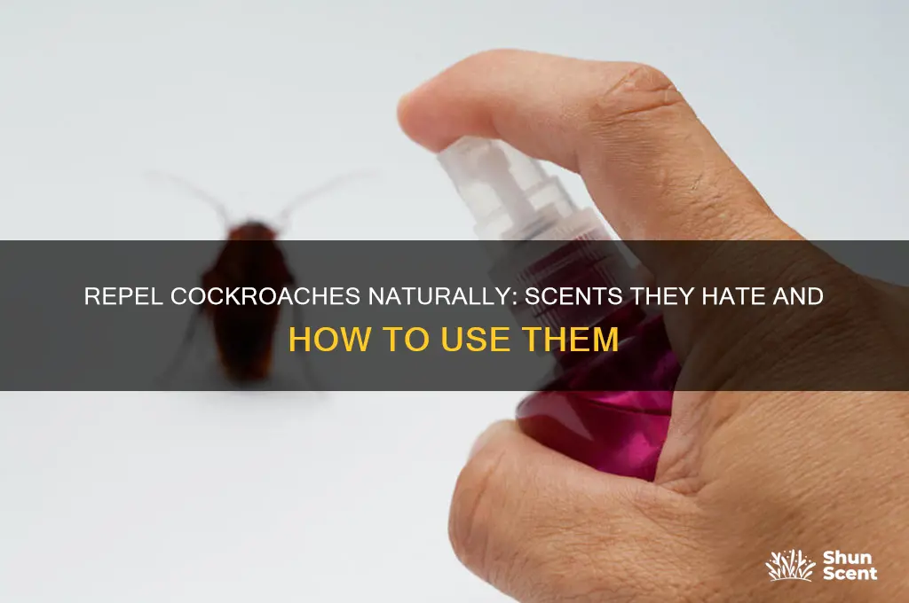 what scent do cockroaches not like