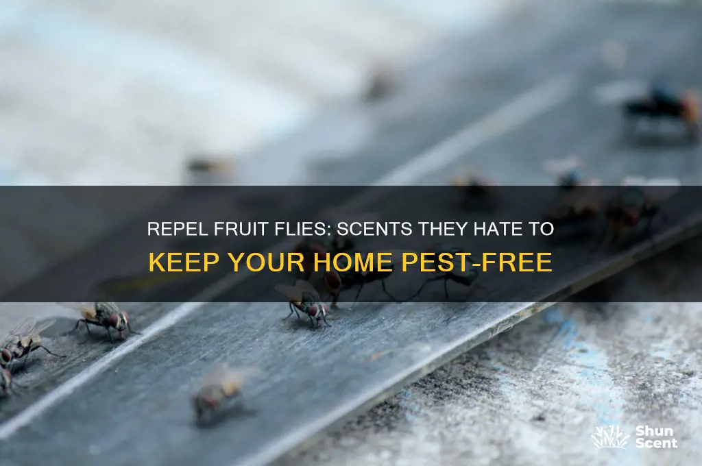 what scent do fruit flies not like