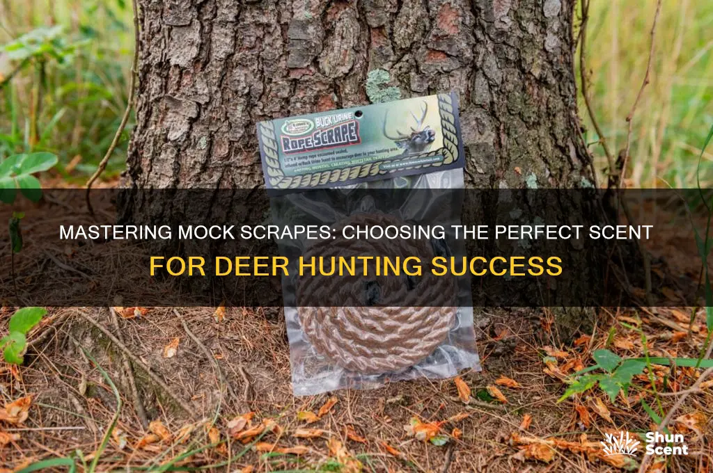 what scent do i put in a mock scrape