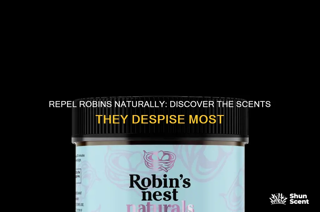 what scent do robins hate