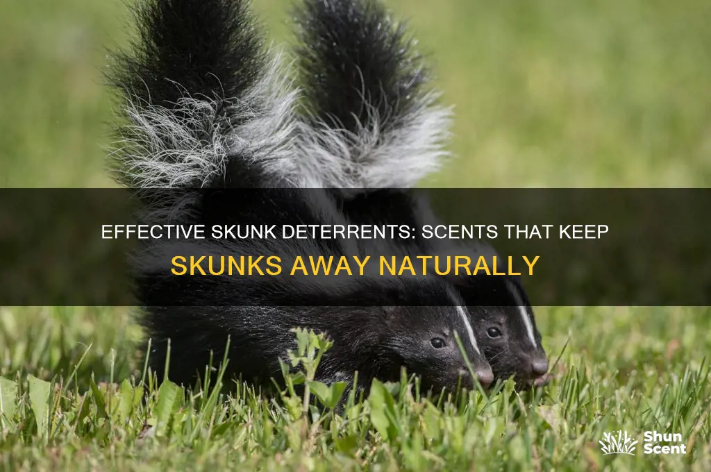 what scent do skunks hate